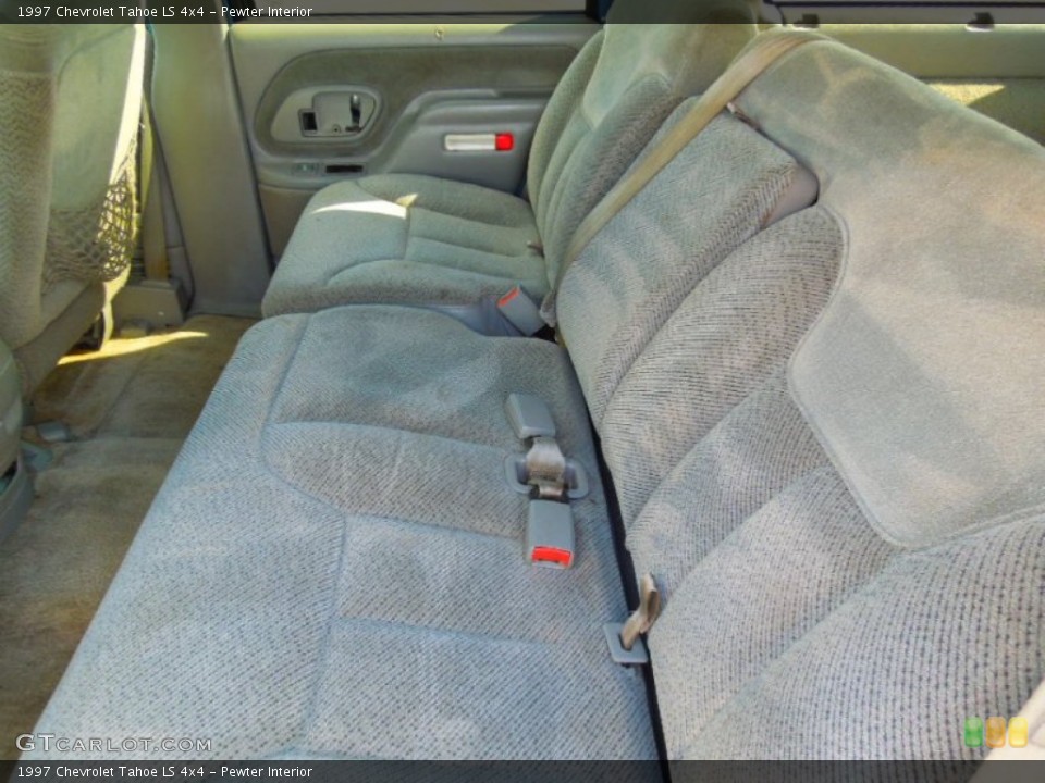Pewter Interior Rear Seat for the 1997 Chevrolet Tahoe LS 4x4 #72714973