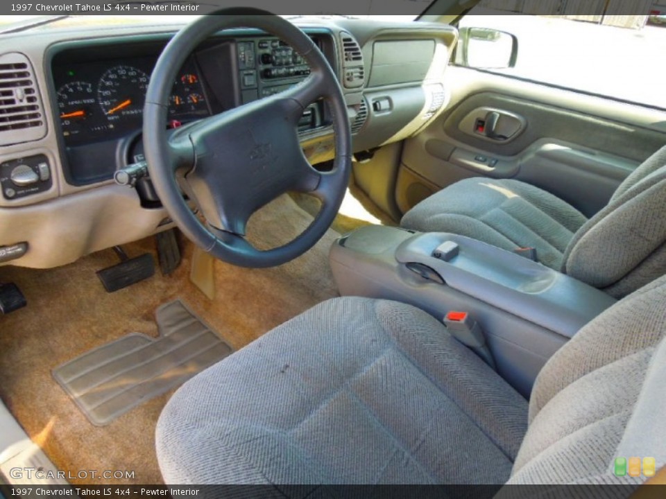 Pewter Interior Prime Interior for the 1997 Chevrolet Tahoe LS 4x4 #72715214
