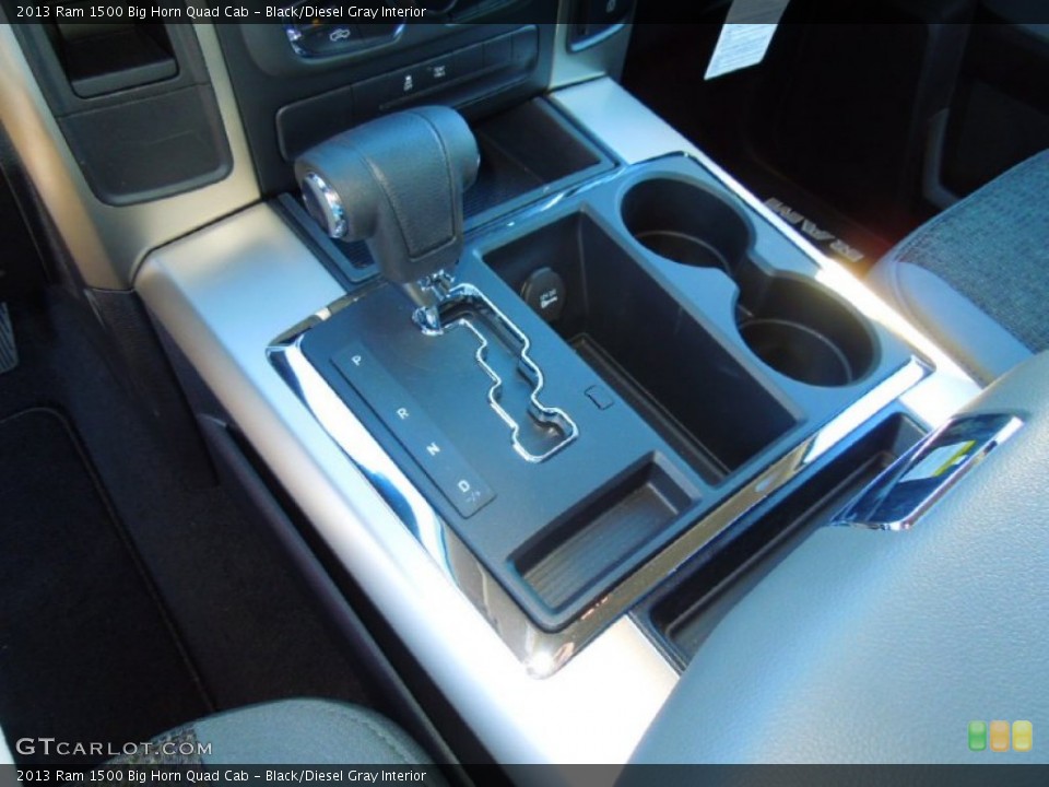 Black/Diesel Gray Interior Transmission for the 2013 Ram 1500 Big Horn Quad Cab #72716915