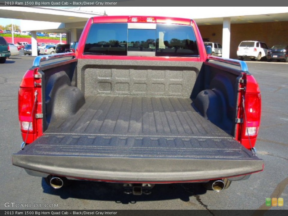 Black/Diesel Gray Interior Trunk for the 2013 Ram 1500 Big Horn Quad Cab #72717119