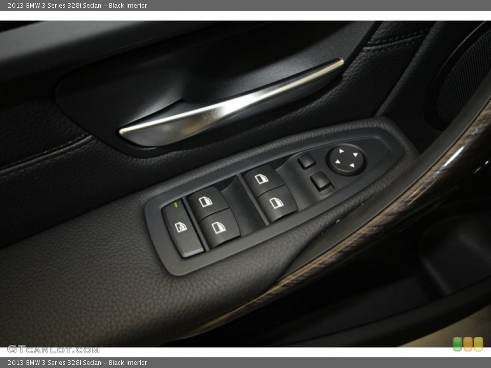 Black Interior Controls for the 2013 BMW 3 Series 328i Sedan #72717311