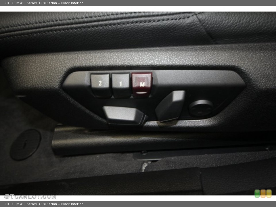 Black Interior Controls for the 2013 BMW 3 Series 328i Sedan #72717335