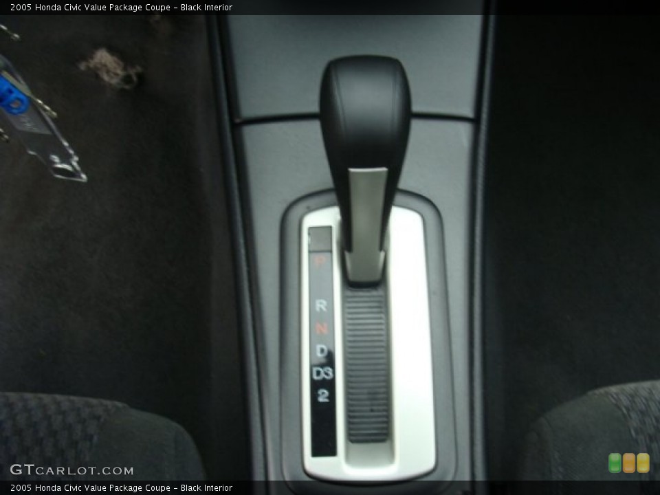 Black Interior Transmission for the 2005 Honda Civic Value Package Coupe #72718850