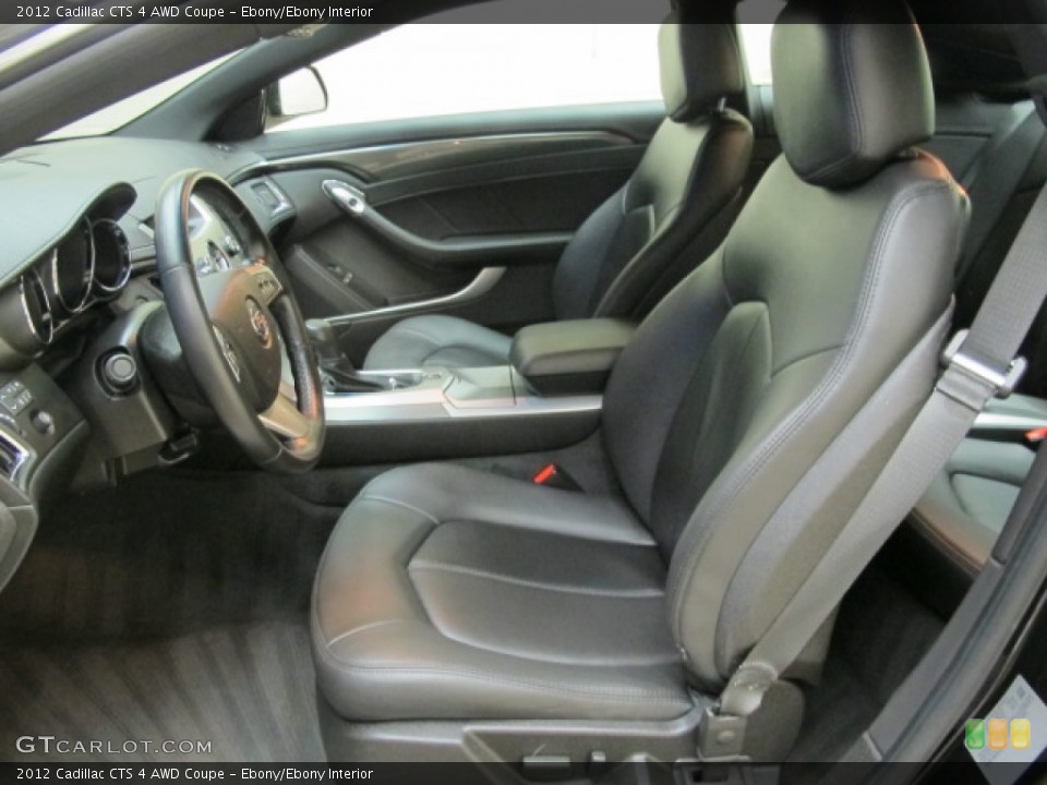 Ebony/Ebony Interior Photo for the 2012 Cadillac CTS 4 AWD Coupe #72718871