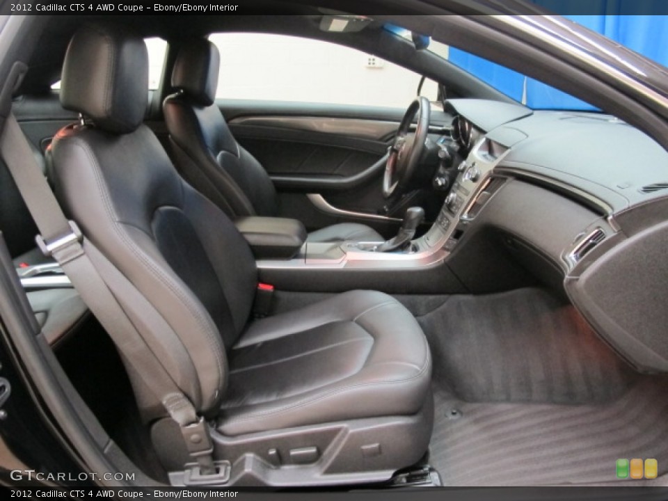 Ebony/Ebony Interior Photo for the 2012 Cadillac CTS 4 AWD Coupe #72718967