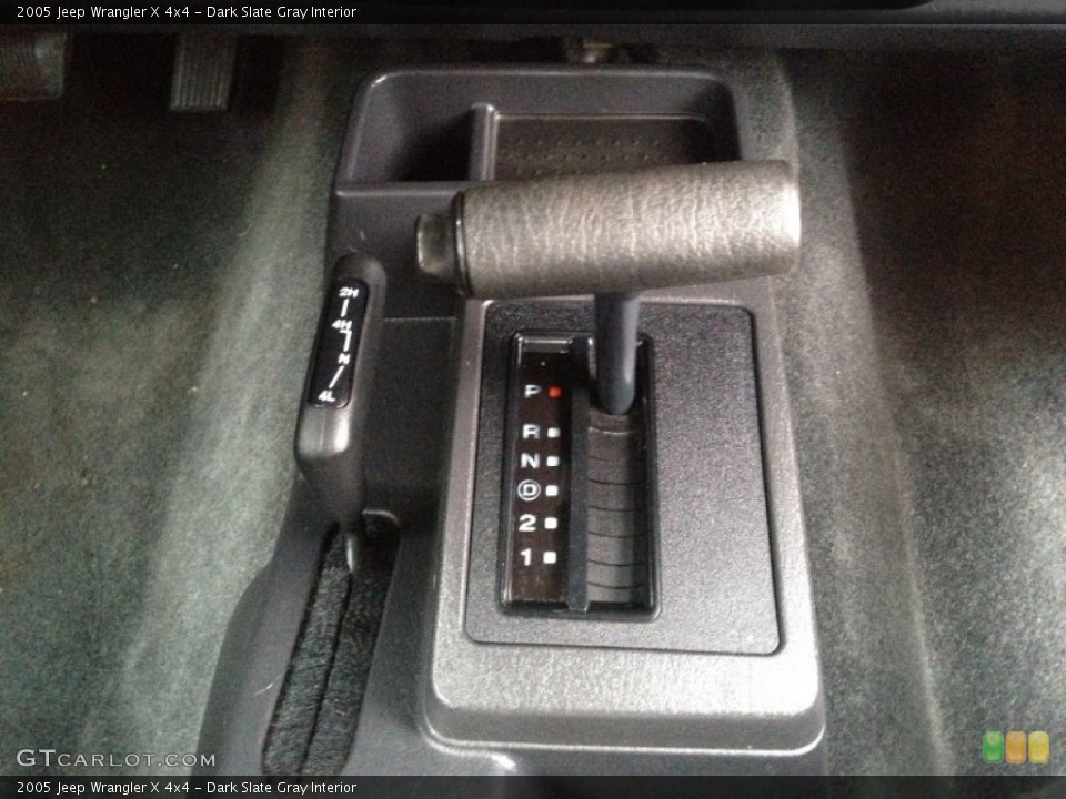 Dark Slate Gray Interior Transmission for the 2005 Jeep Wrangler X 4x4 #72719723