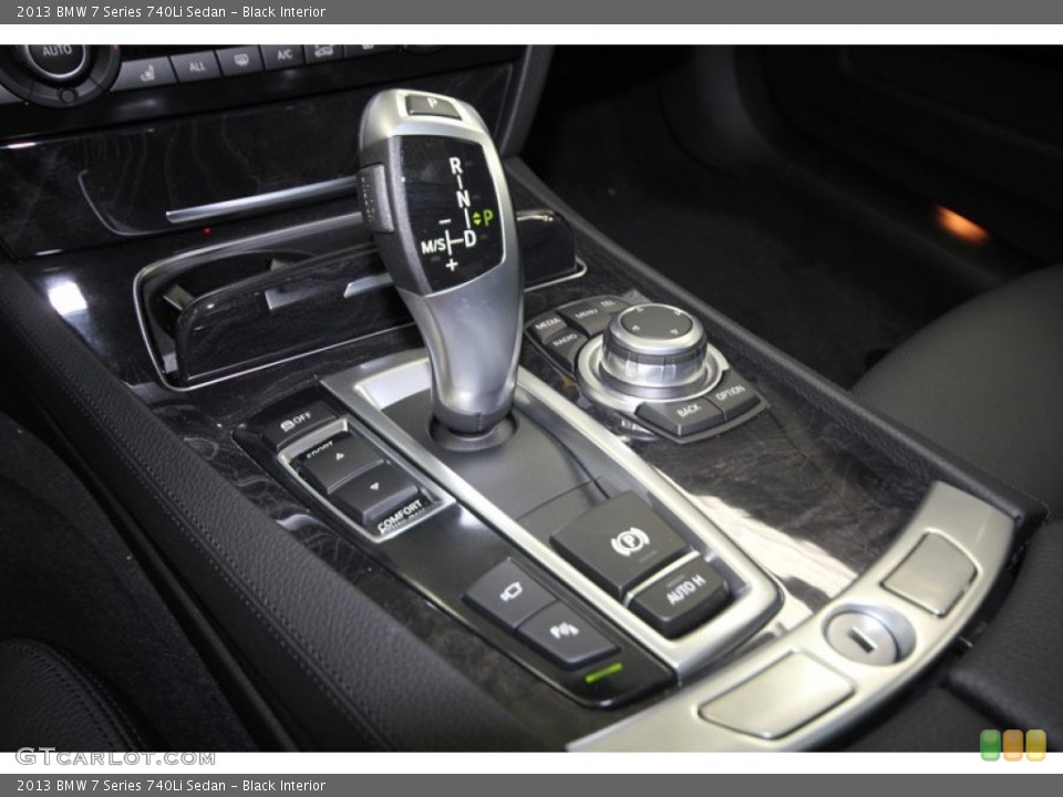 Black Interior Transmission for the 2013 BMW 7 Series 740Li Sedan #72722750