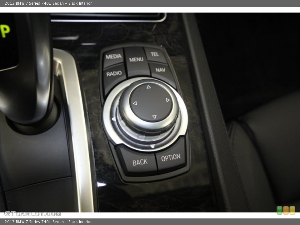 Black Interior Controls for the 2013 BMW 7 Series 740Li Sedan #72722771