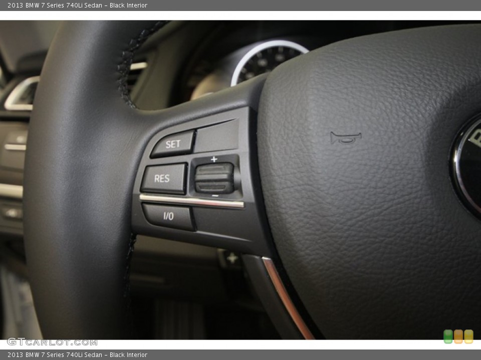 Black Interior Controls for the 2013 BMW 7 Series 740Li Sedan #72722837