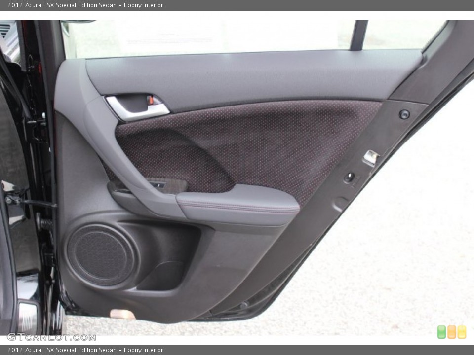 Ebony Interior Door Panel for the 2012 Acura TSX Special Edition Sedan #72723830