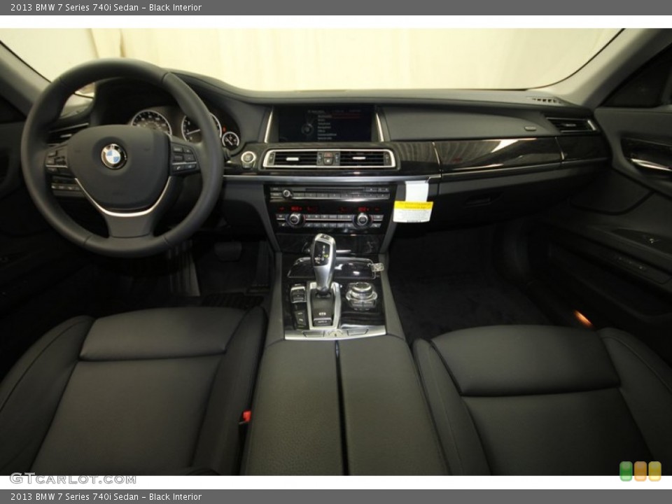 Black Interior Dashboard for the 2013 BMW 7 Series 740i Sedan #72724271