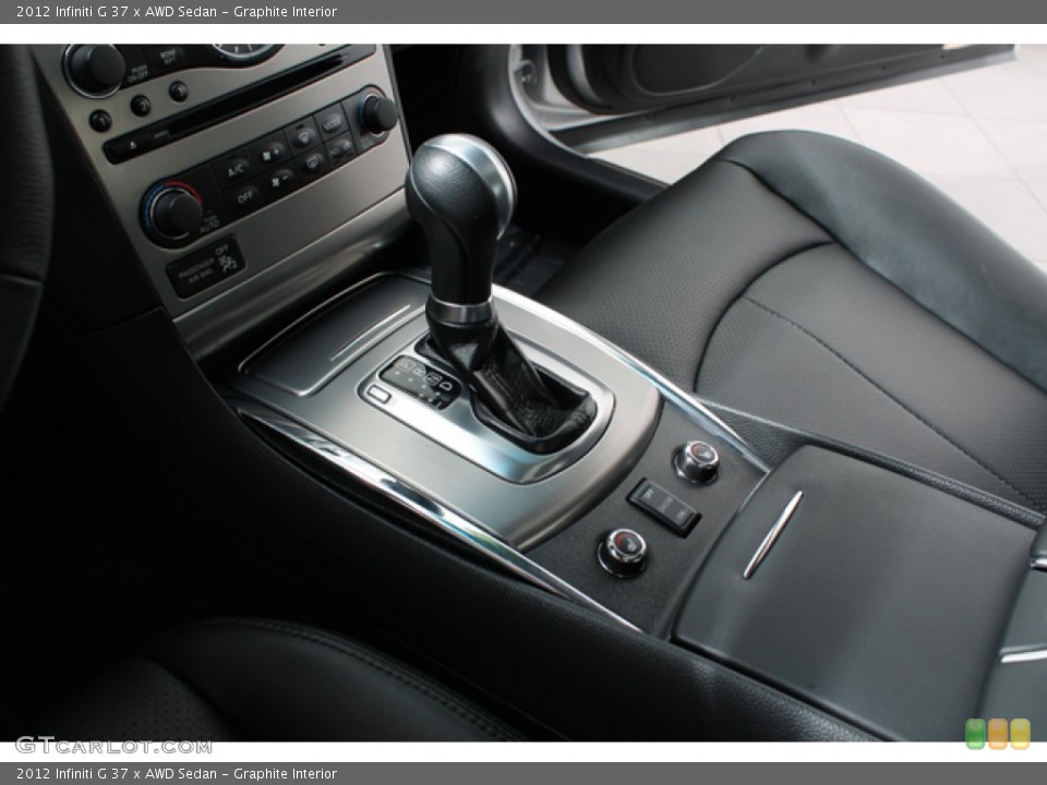 Graphite Interior Transmission for the 2012 Infiniti G 37 x AWD Sedan #72724340