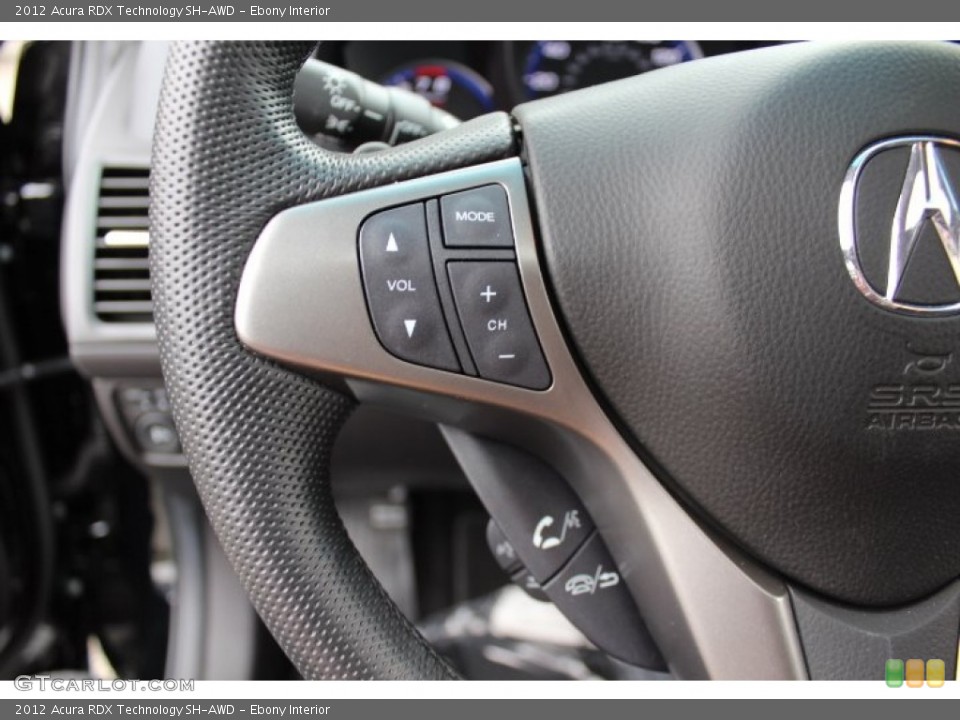 Ebony Interior Controls for the 2012 Acura RDX Technology SH-AWD #72724433