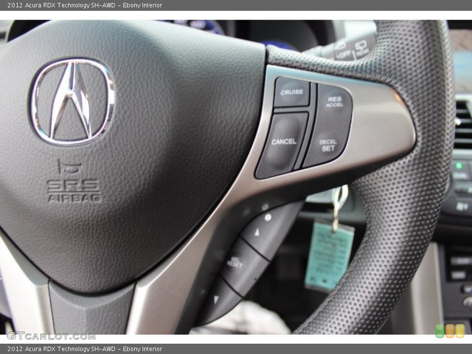 Ebony Interior Controls for the 2012 Acura RDX Technology SH-AWD #72724454