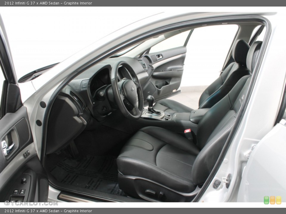 Graphite Interior Photo for the 2012 Infiniti G 37 x AWD Sedan #72724517
