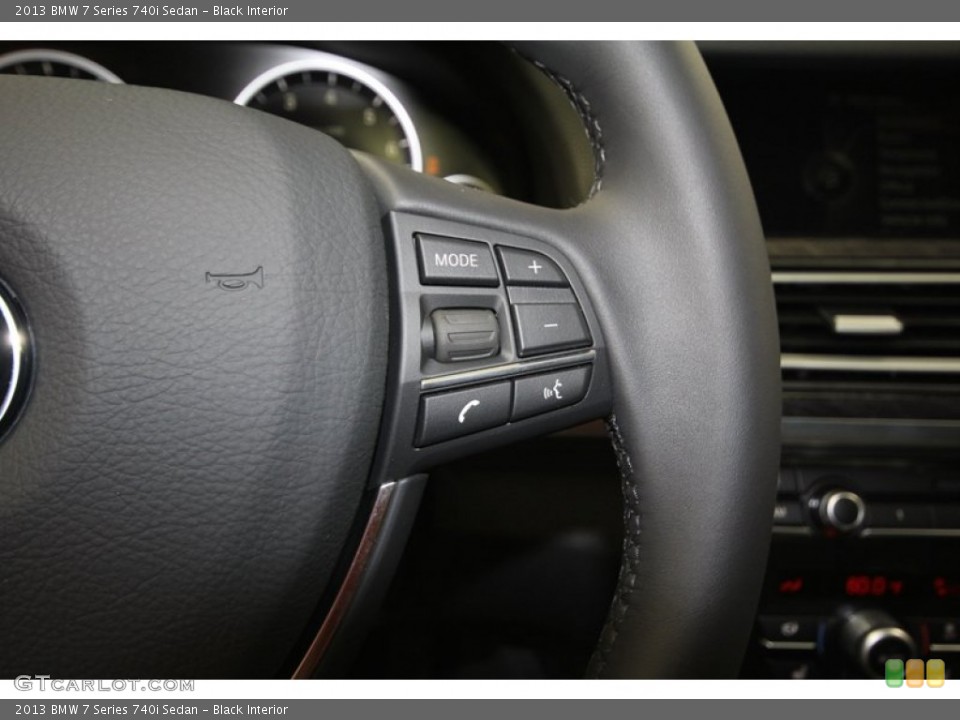 Black Interior Controls for the 2013 BMW 7 Series 740i Sedan #72724673