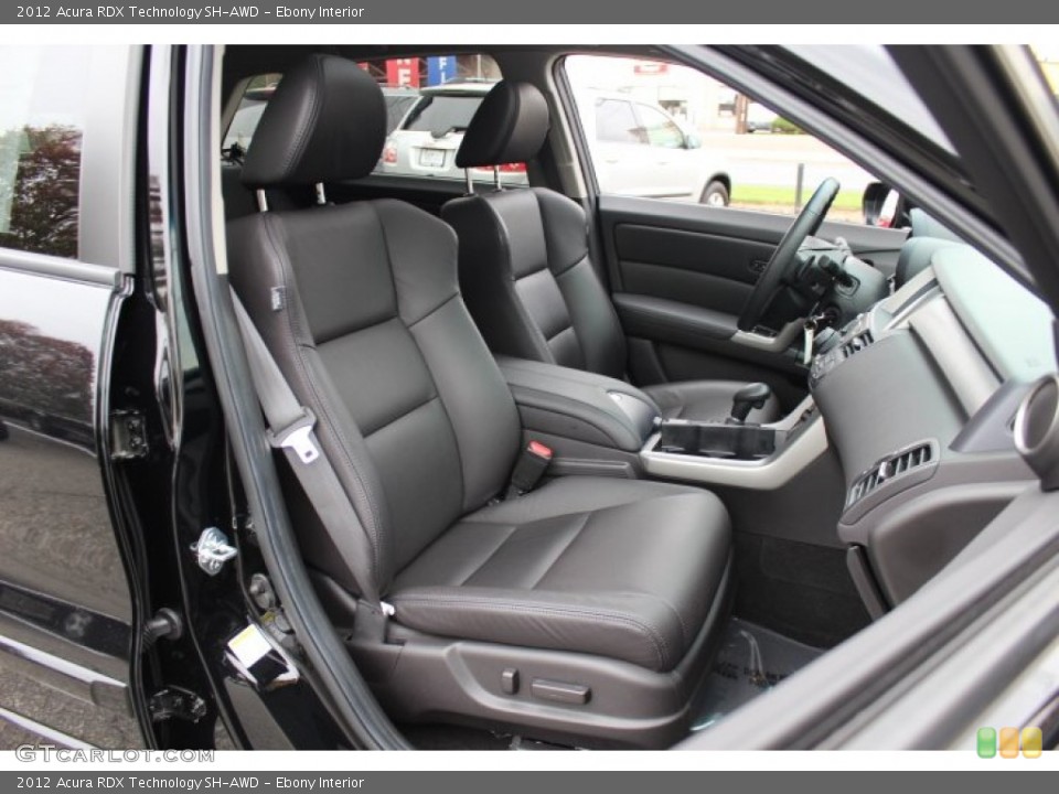 Ebony Interior Front Seat for the 2012 Acura RDX Technology SH-AWD #72724681
