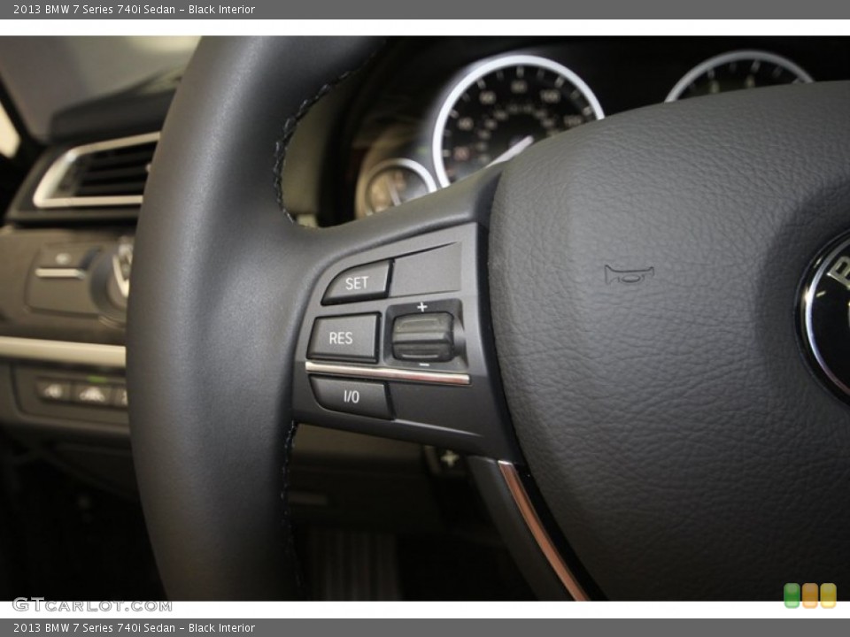 Black Interior Controls for the 2013 BMW 7 Series 740i Sedan #72724695