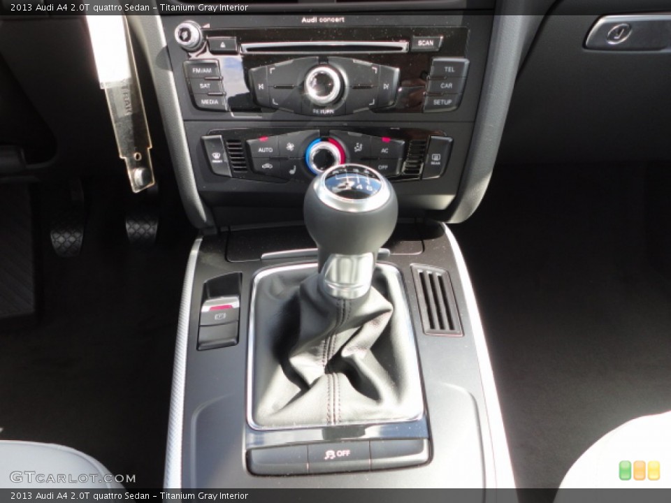 Titanium Gray Interior Transmission for the 2013 Audi A4 2.0T quattro Sedan #72725947