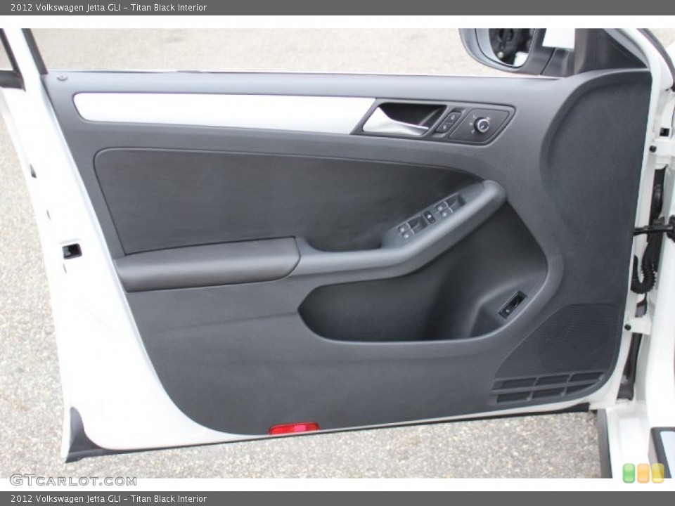 Titan Black Interior Door Panel for the 2012 Volkswagen Jetta GLI #72726413