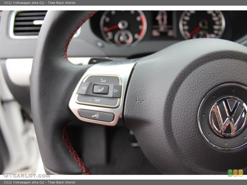 Titan Black Interior Controls for the 2012 Volkswagen Jetta GLI #72726581