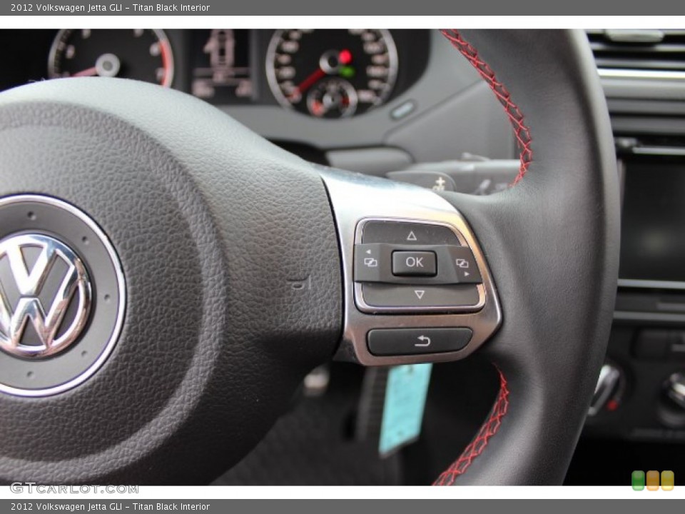 Titan Black Interior Controls for the 2012 Volkswagen Jetta GLI #72726605