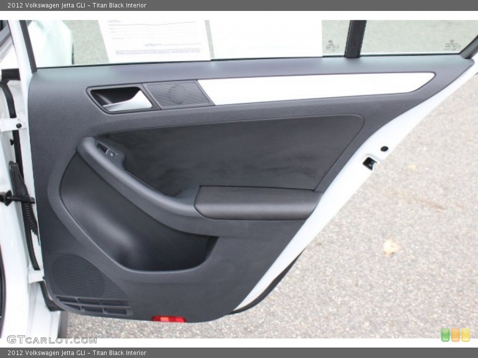 Titan Black Interior Door Panel for the 2012 Volkswagen Jetta GLI #72726681