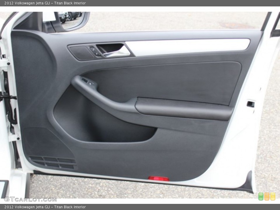 Titan Black Interior Door Panel for the 2012 Volkswagen Jetta GLI #72726719