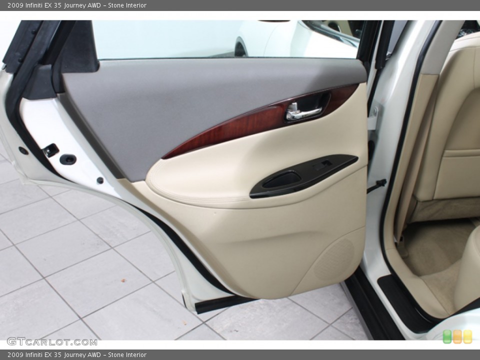 Stone Interior Door Panel for the 2009 Infiniti EX 35 Journey AWD #72727277