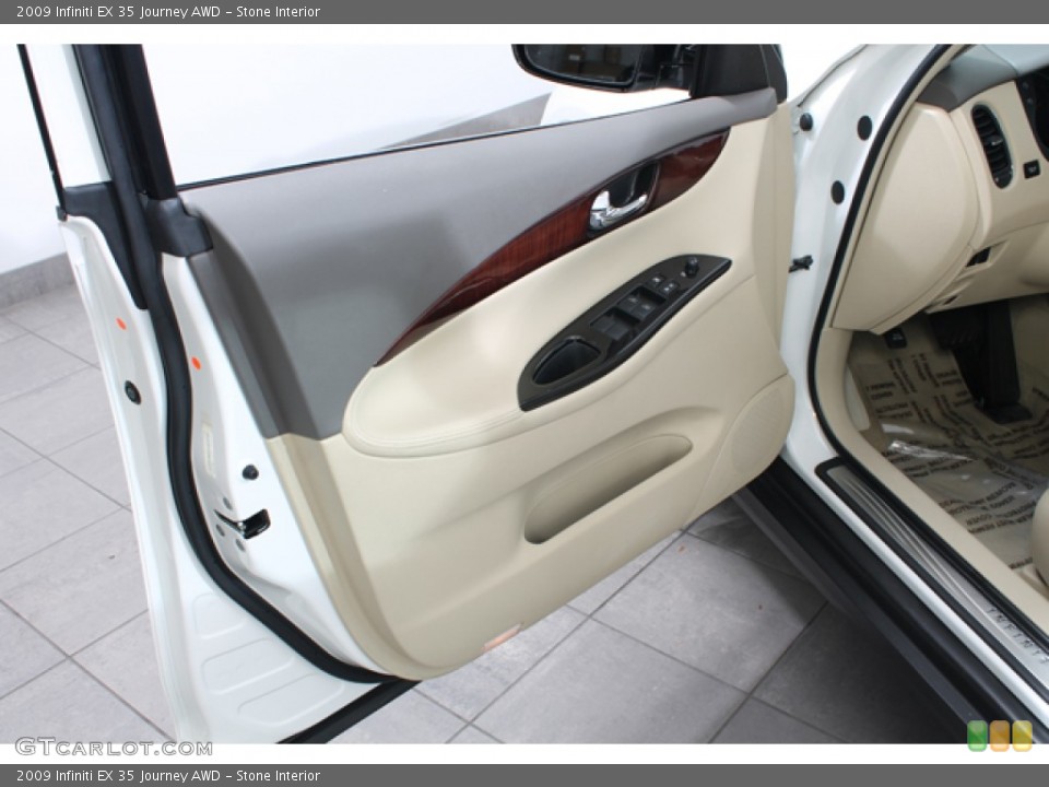 Stone Interior Door Panel for the 2009 Infiniti EX 35 Journey AWD #72727307