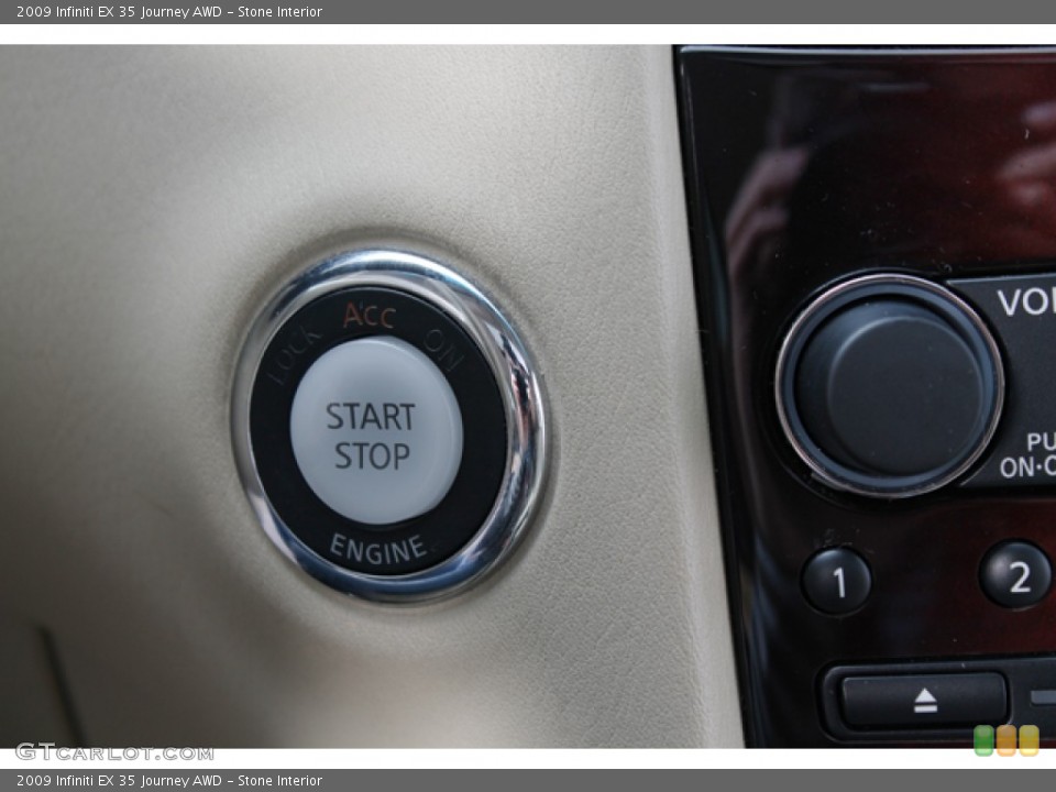 Stone Interior Controls for the 2009 Infiniti EX 35 Journey AWD #72727446