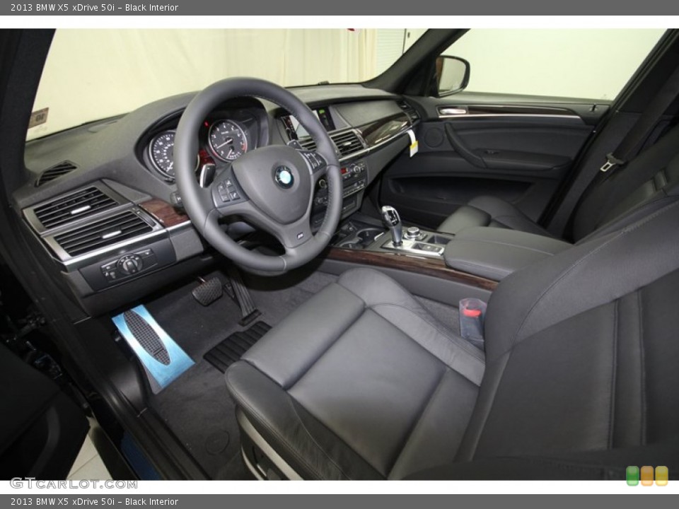Black Interior Prime Interior for the 2013 BMW X5 xDrive 50i #72727545