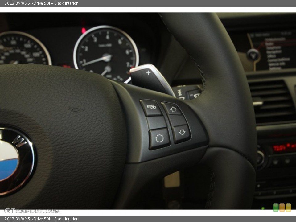 Black Interior Controls for the 2013 BMW X5 xDrive 50i #72727777