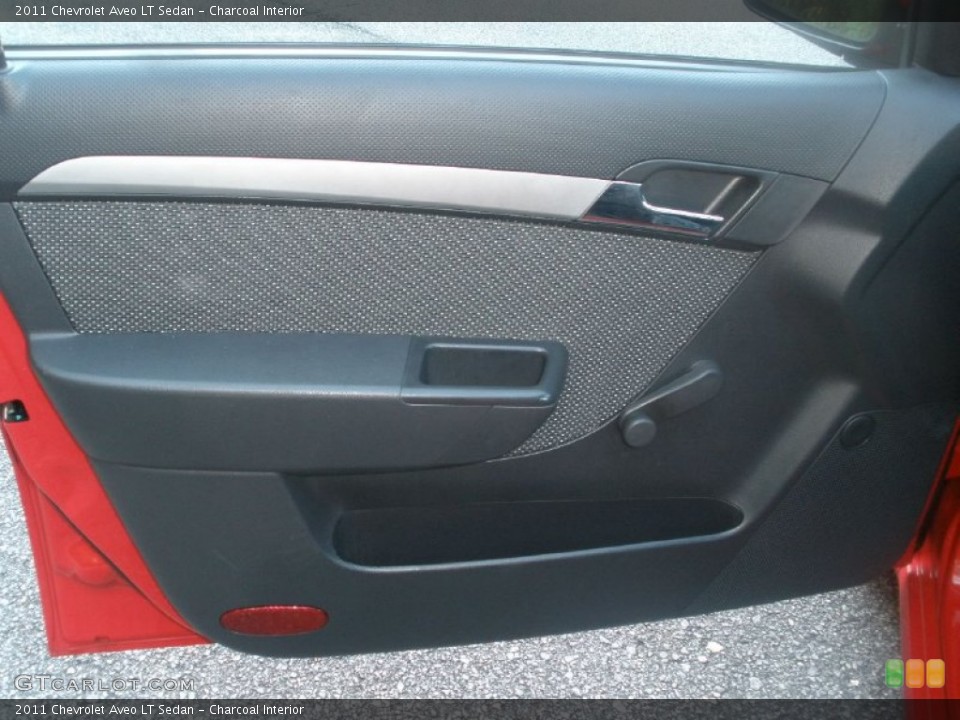 Charcoal Interior Door Panel for the 2011 Chevrolet Aveo LT Sedan #72728821