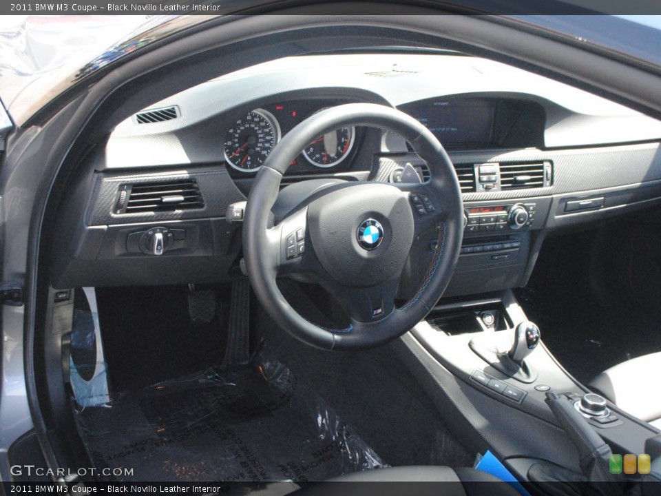 Black Novillo Leather Interior Dashboard for the 2011 BMW M3 Coupe #72728999