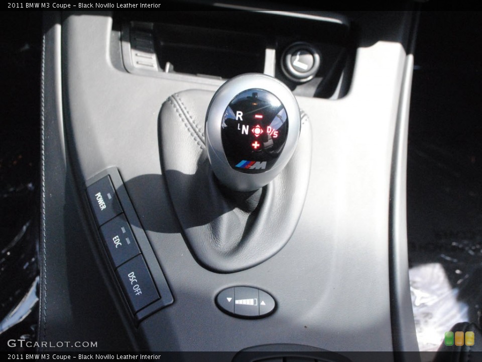 Black Novillo Leather Interior Transmission for the 2011 BMW M3 Coupe #72729239