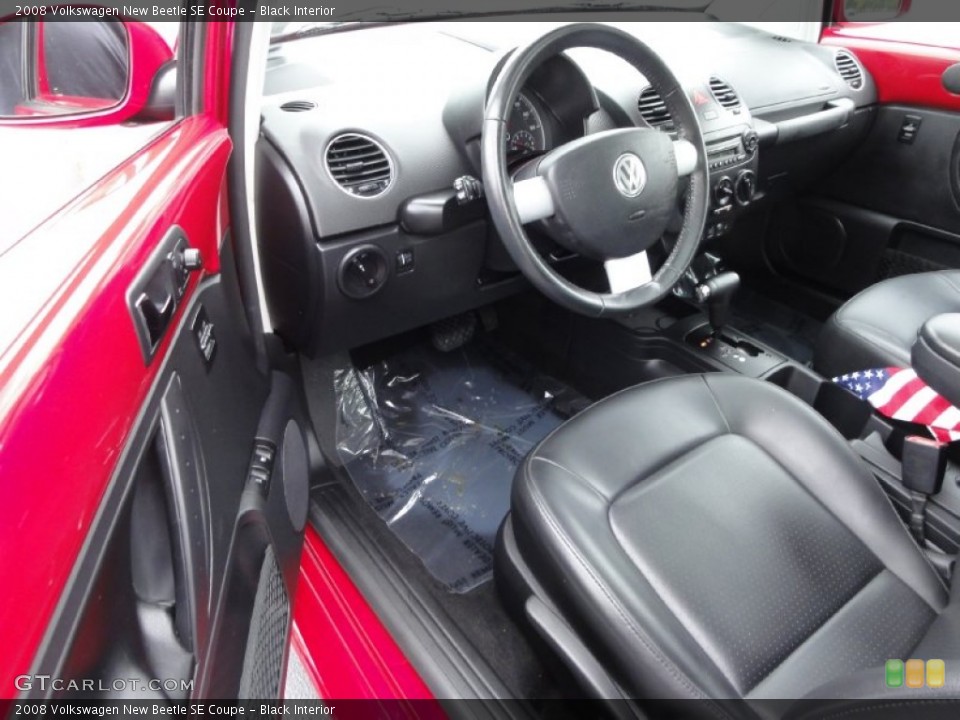 Black Interior Photo for the 2008 Volkswagen New Beetle SE Coupe #72730274