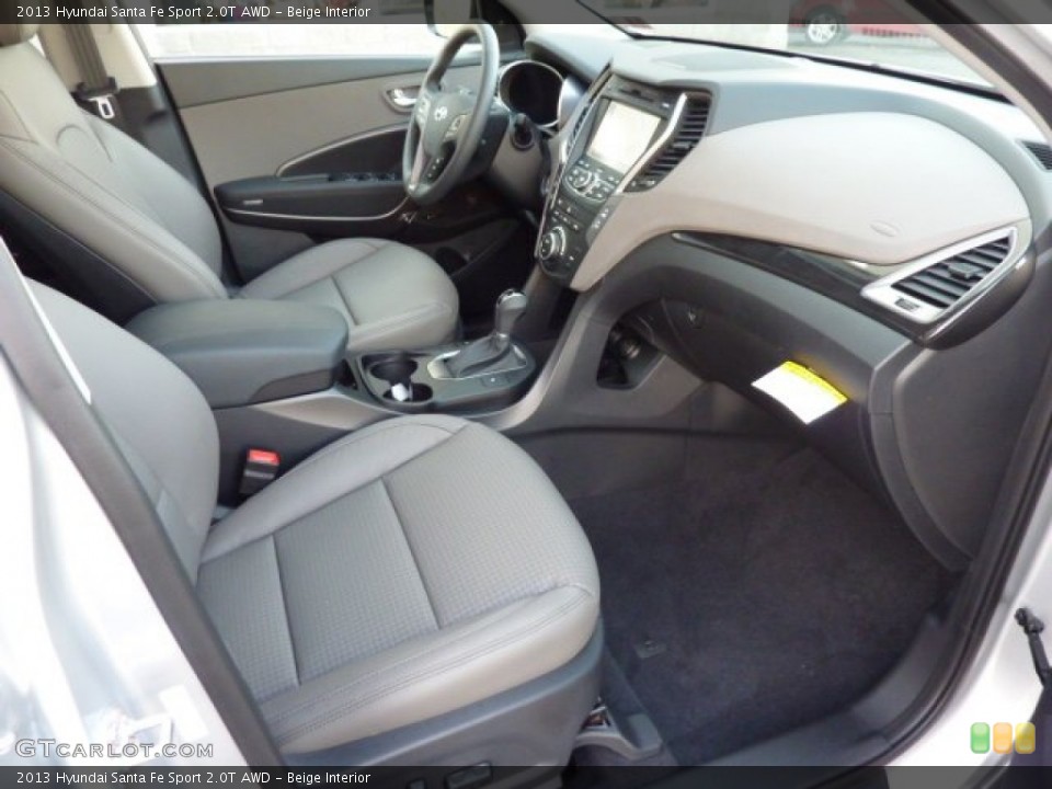 Beige Interior Photo for the 2013 Hyundai Santa Fe Sport 2.0T AWD #72730470