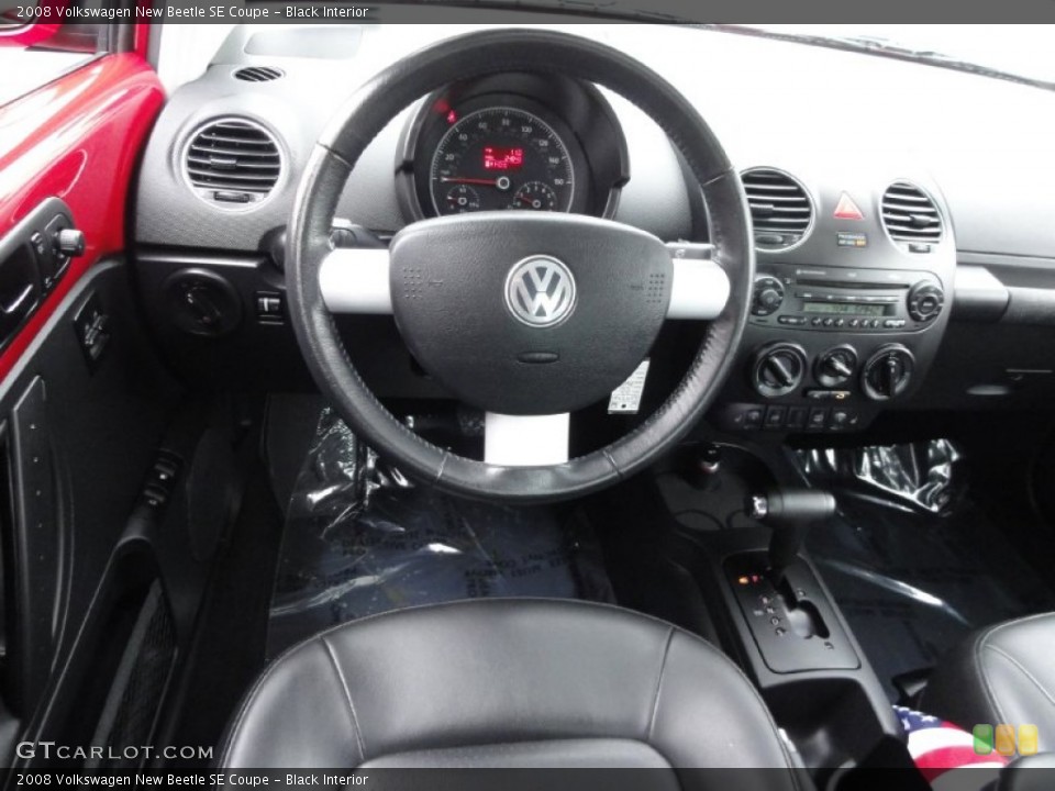 Black Interior Dashboard for the 2008 Volkswagen New Beetle SE Coupe #72730508