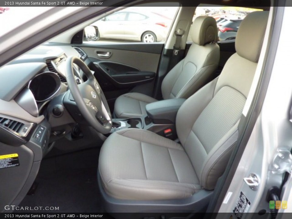 Beige Interior Photo for the 2013 Hyundai Santa Fe Sport 2.0T AWD #72730601
