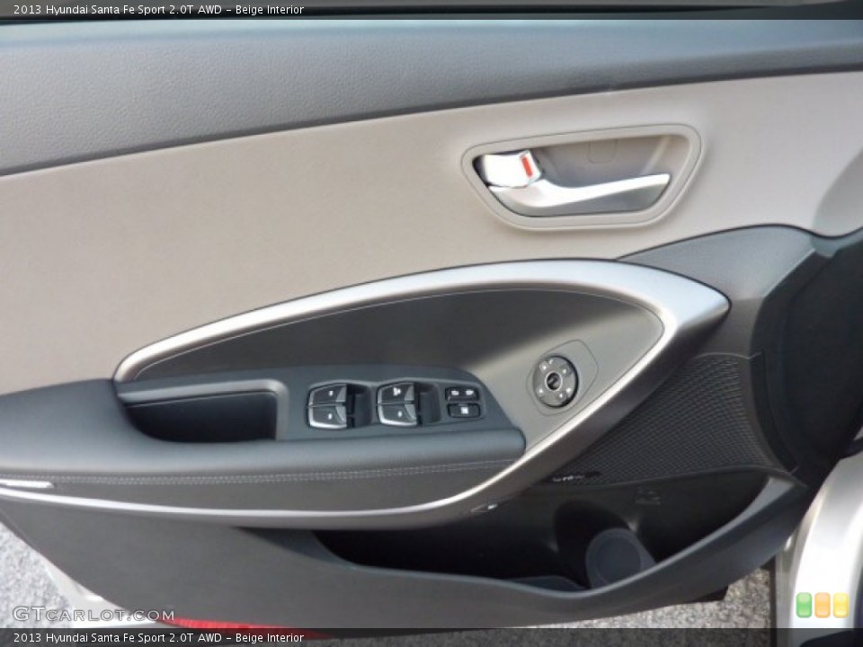 Beige Interior Door Panel for the 2013 Hyundai Santa Fe Sport 2.0T AWD #72730640