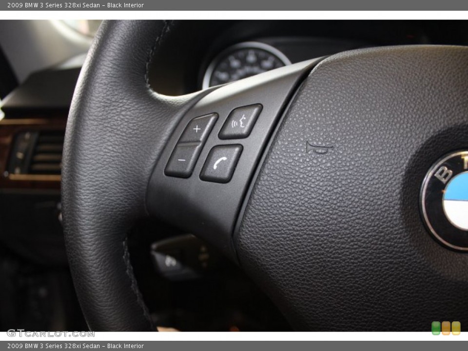 Black Interior Controls for the 2009 BMW 3 Series 328xi Sedan #72730847