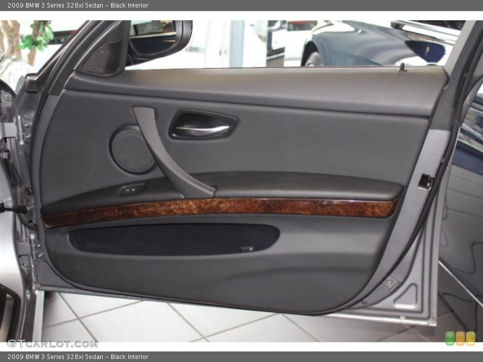 Black Interior Door Panel for the 2009 BMW 3 Series 328xi Sedan #72731018