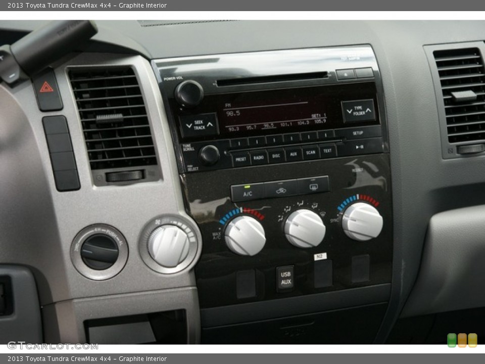 Graphite Interior Controls for the 2013 Toyota Tundra CrewMax 4x4 #72731459