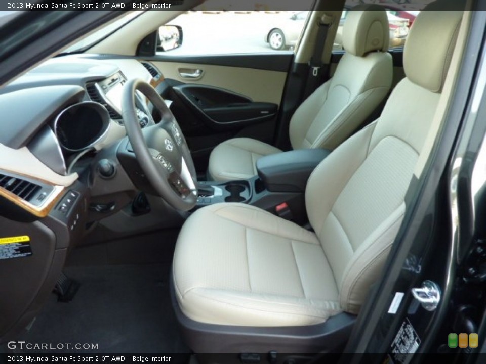 Beige Interior Photo for the 2013 Hyundai Santa Fe Sport 2.0T AWD #72731468