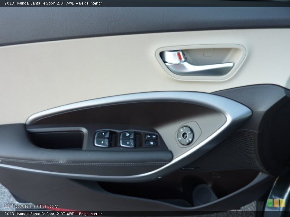 Beige Interior Door Panel for the 2013 Hyundai Santa Fe Sport 2.0T AWD #72731517