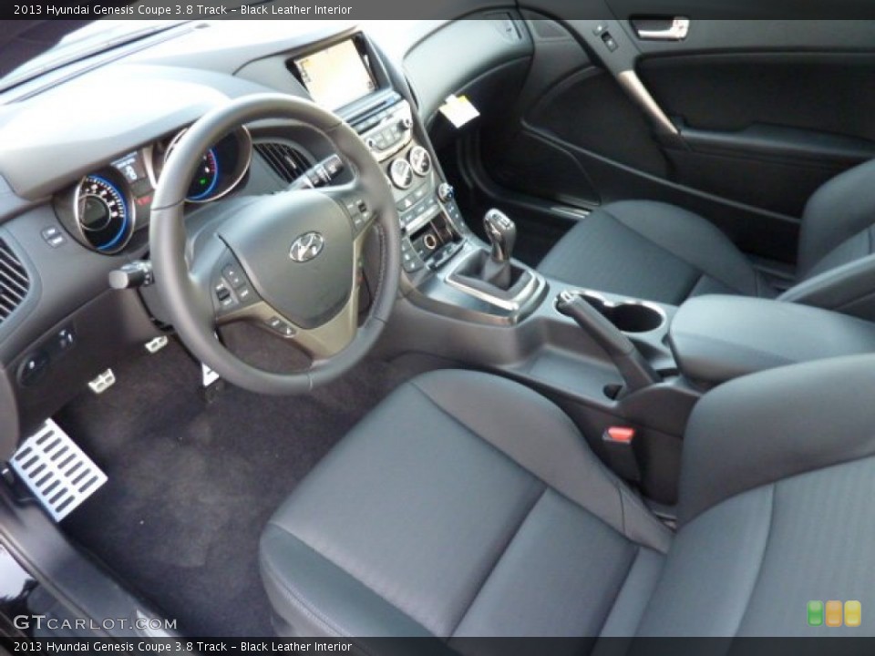 Black Leather Interior Prime Interior for the 2013 Hyundai Genesis Coupe 3.8 Track #72732338