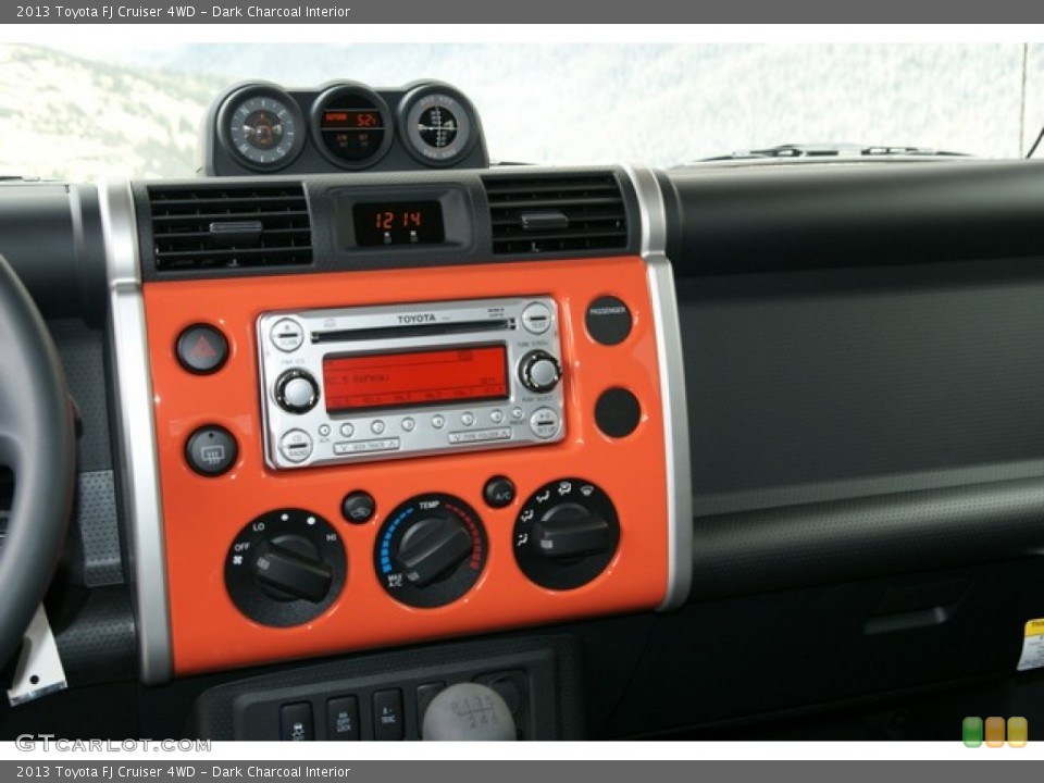 Dark Charcoal Interior Controls for the 2013 Toyota FJ Cruiser 4WD #72733106