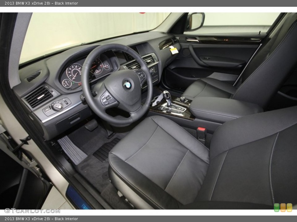 Black Interior Prime Interior for the 2013 BMW X3 xDrive 28i #72733280