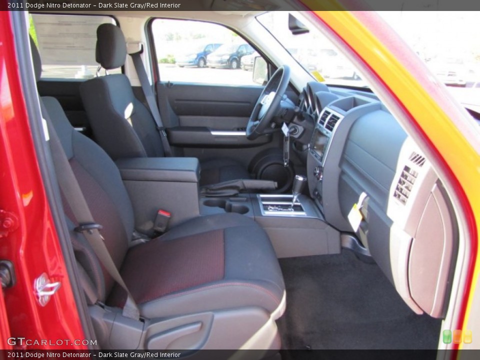 Dark Slate Gray/Red Interior Photo for the 2011 Dodge Nitro Detonator #72733424